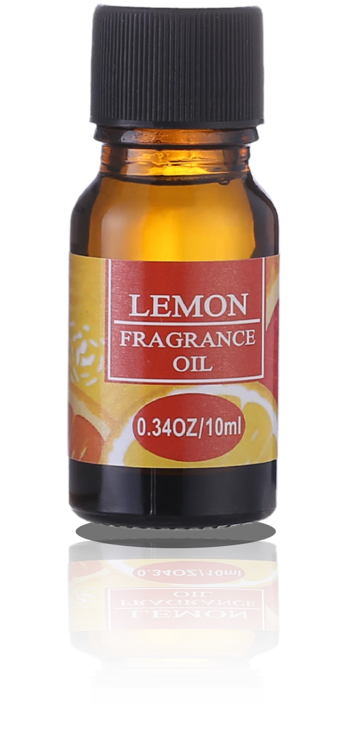 Lemon — a 10ml amber bottle of fragrance oil for the Hearth